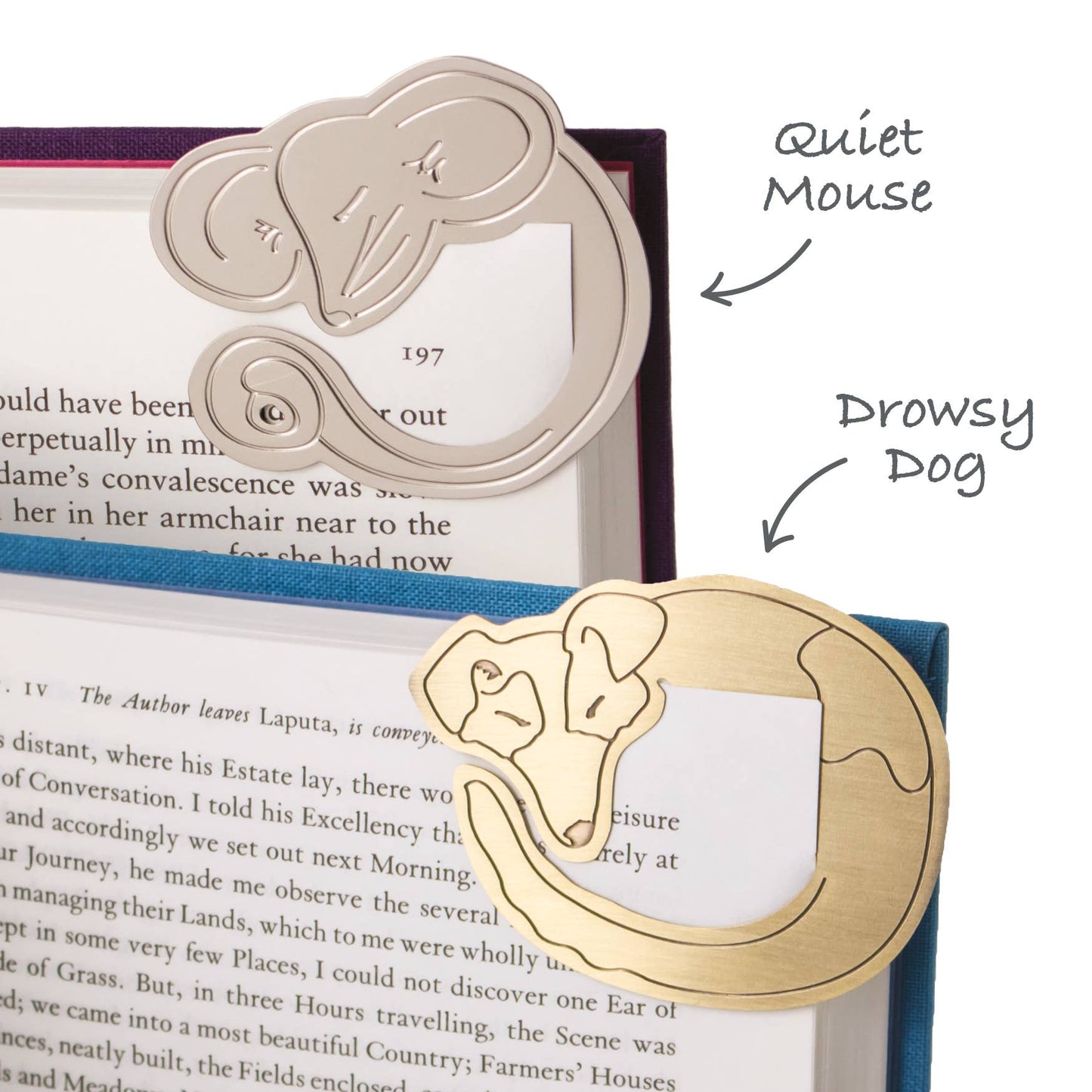 Curled Up Corners Bookmark: Cosy Cat