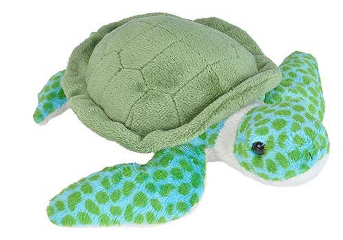 Sea Critters Green Sea Turtle Stuffed Animal 11"