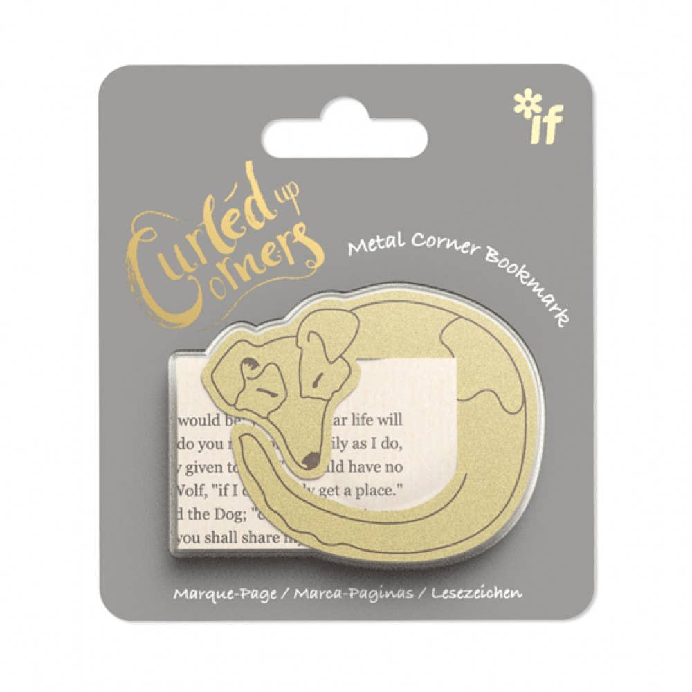 Curled Up Corners Bookmark: Cosy Cat