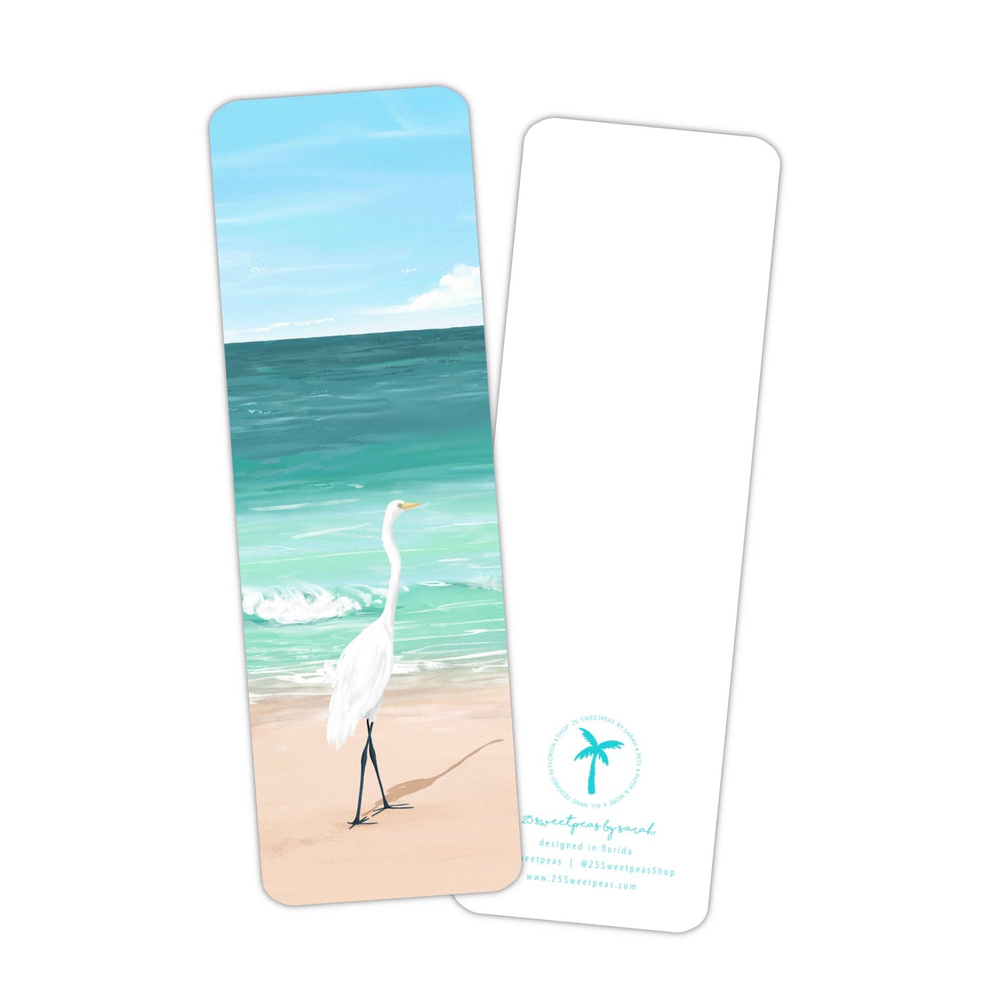 Great Egret Bookmark, Wildlife Bookmark, Bird Bookmark