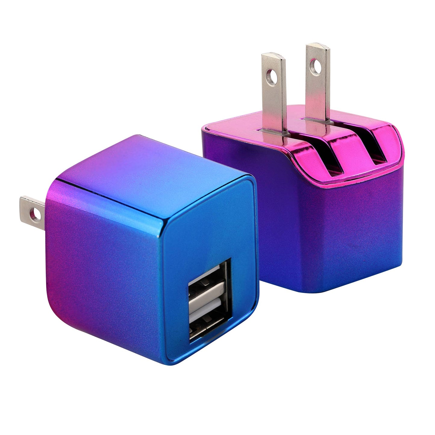 Dual USB Fast Wall Charger - Gradient