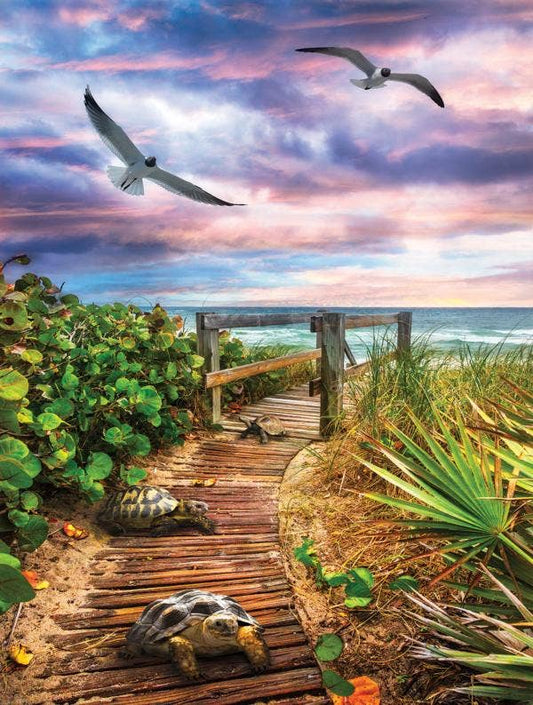 0228 Path to the Beach 500 pc Puzzle